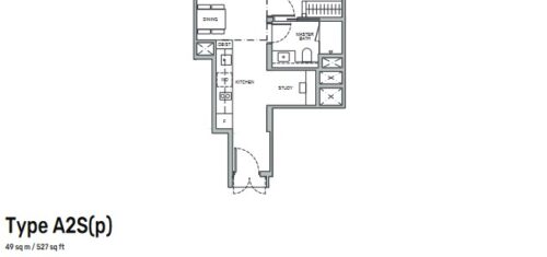 tembusu-grand-1-bedroom-study-type-A2S-singapore